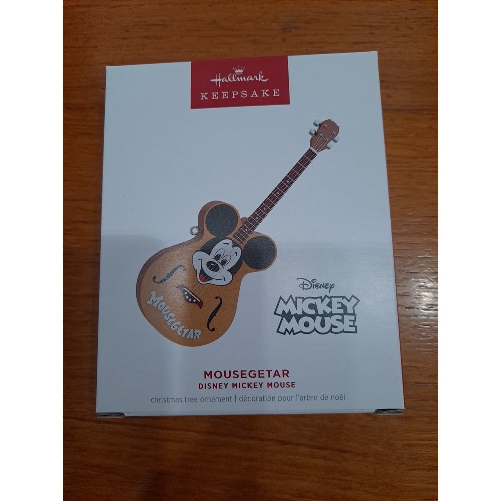 NIB 2024 Hallmark‎ Keepsake Ornament Disney Mickey Mouse Mousegetar Magic Sound